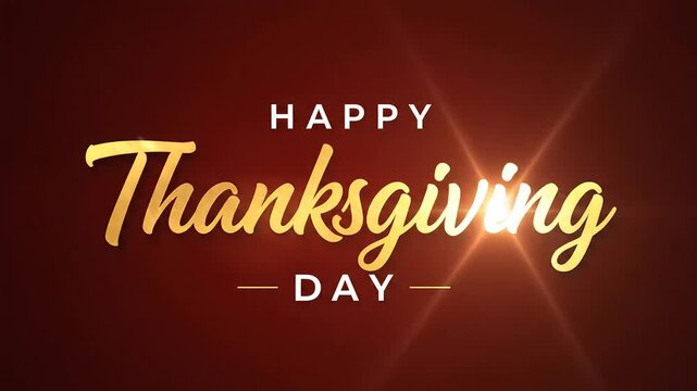 Celebrating the autumn harvest with a happy Thanksgiving day greeting card with festive illustration background and decorative design