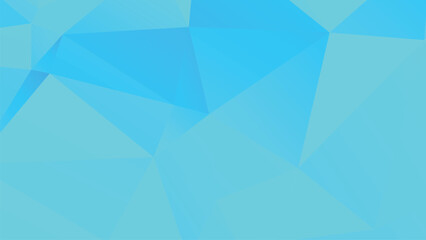 Aqua Blue Cyan Color Abstract Low Poly Background Texture Design For Website Banners