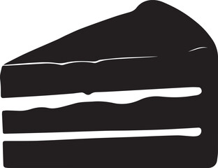 Fototapeta premium vector illustration of a cake