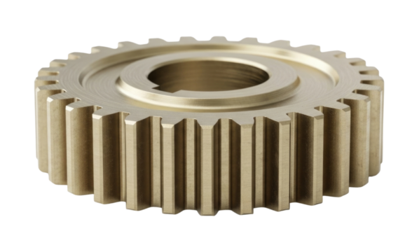 Metal gear with teeth transparent background cutout png