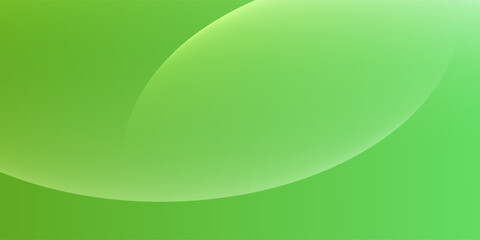 Green Abstract Wave Background with Smooth Gradient and Transparent Curves. Suit for banner, web, brochure, pamflet and presentation