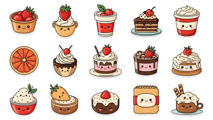 Kawaii Cute Food Stickers