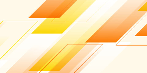 Abstract yellow and orange geometric background with modern diagonal lines. Modern creative trendy design in vector EPS 10