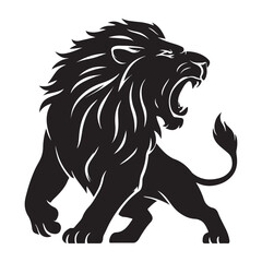 Lion vector silhouette
