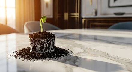 Sprout on Marble: New Beginnings in High-End Design