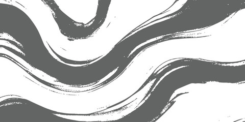 Abstract grey brush stroke wavy pattern modern graphic background