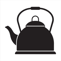 tea kettle isolated on white