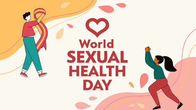 World Sexual Health Day Celebration with Colorful Design and Inclusive Symbols