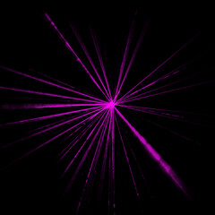 Fototapeta premium effet laser sur fond noiur.