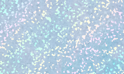 パステルカラーのきらめきのクリスタル型ホログラム