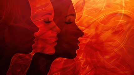 Empowering women: raising awareness for violence elimination through artistic representation. Problems of sexual abuse, harassment, human trafficking, domestic violence rape. Copy space