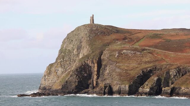 Milner's Tower. Port Erin, Isle of Man. UK 2025