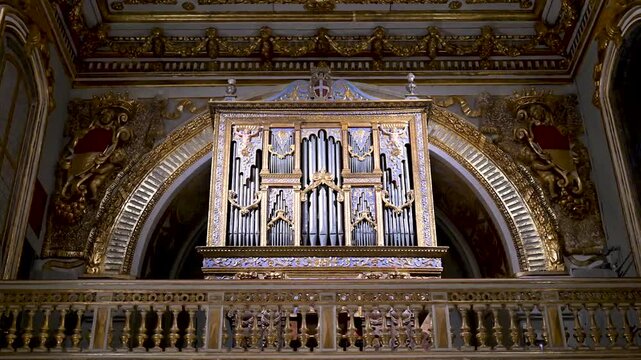 The Church of Santa Marija Assunta glows with golden interiors, showcasing baroque artistry, faith, and the splendour of sacred Maltese craftsmanship.