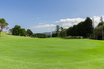 ゴルフ場　ゴルフコース　自然　風景　ゴルフイメージ