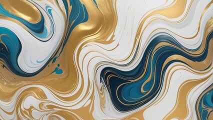 Colorful Liquid Marble Texture Background