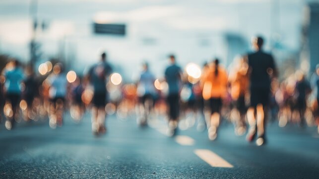 People join together for a charity walk event on a sunny day, showcasing community spirit and support for a good cause