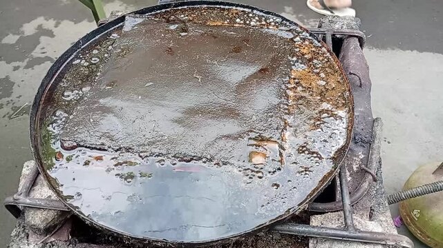 cooking malam for batik
