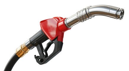 fuel nozzle on white background