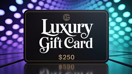 Premium card showing $200 value with champagne glasses illustration  