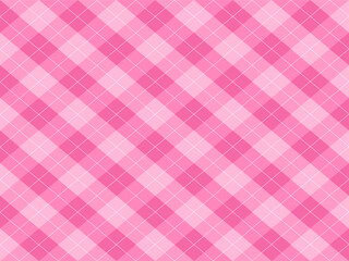 pink argyle seamless pattern with diamond checks, perfect for fabric, textiles, wrapping paper, Valentine’s Day, and digital backgrounds.	