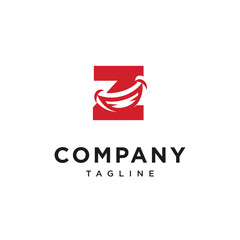 Letter Z Smile Dental Logo Icon Vector