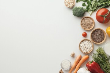 Essential Nutrients Circle Chart Infographic for a Balanced Diet