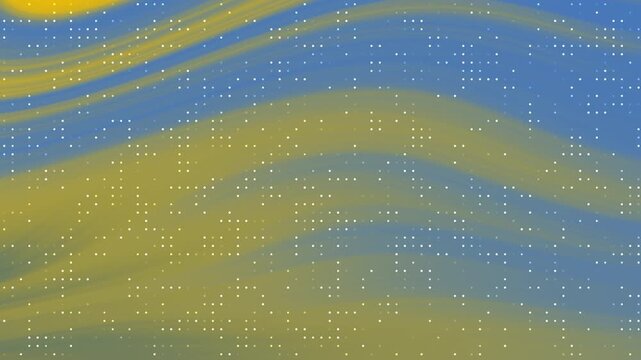 Textured blue and yellow pattern with small dots, ideal for backgrounds, packaging design, textiles, and stationery. Versatile and vibrant.