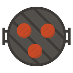 BBQ Party Illustration