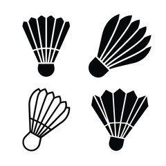 vector illustration of a black and white feather