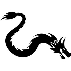 Lunar Dragon Silhouette