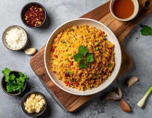 fried rice with vegetables