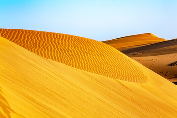 Sand Dunes, Maspalomas, Island Gran Canaria, Canary Islands, Spain, Europe.