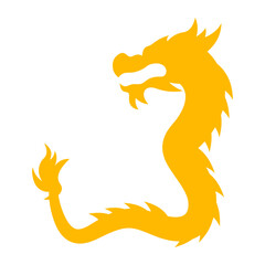 Lunar Dragon Silhouette