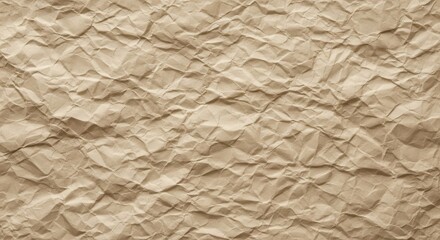 Obraz premium Brown wrinkled paper texture isolated PNG with Transparent Background