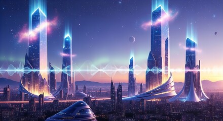 Quantum Towers Radiating Cosmic Harmony