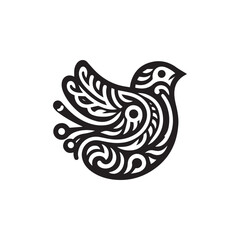 Ornamental Bird Logo