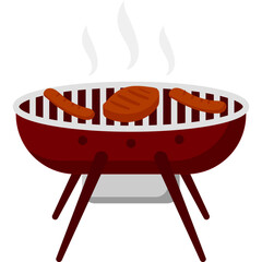 BBQ Party Illustration