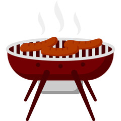 BBQ Party Illustration