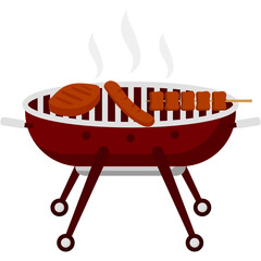 BBQ Party Illustration