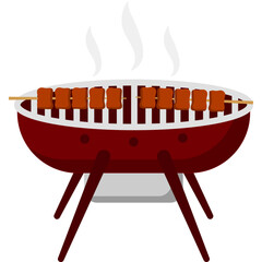 BBQ Party Illustration
