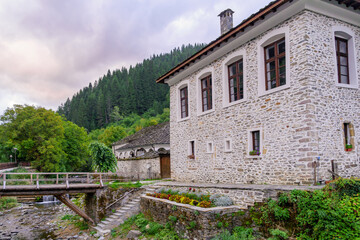 Church of the Assumption, in Shiroka Laka