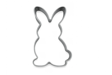Bunny rabbit cookie cutter for easter baking