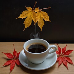 Serenity in a Cup &ndash; Maple Blossom Coffee Art