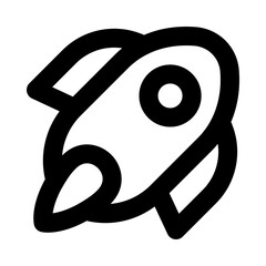 Startup Launch Outline Icon