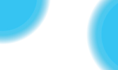 Two Soft Blue Circles On A White Background gradient.