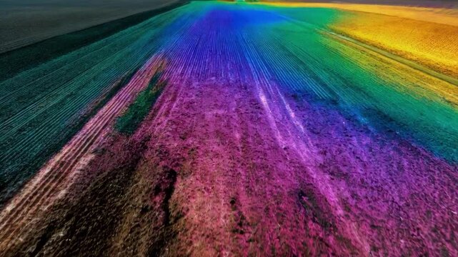 AIenhanced digital twin soil analysis captures realtime moisture changes and nutrient distribution providing predictive insights for precision agriculture and land management.