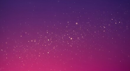 Fototapeta premium Abstract Pink and Purple Gradient Background with Glittering Particles for Creative Designs