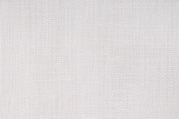 White Woven Linen Texture - Minimalist Neutral Textile Background
