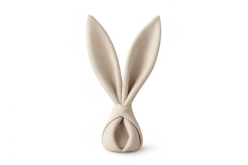 Fabric bunny ears napkin folding easter decoration