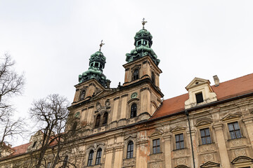 Fototapeta premium Cistercian Abbey Lubiaz in Poland. lubiaz Abbey.